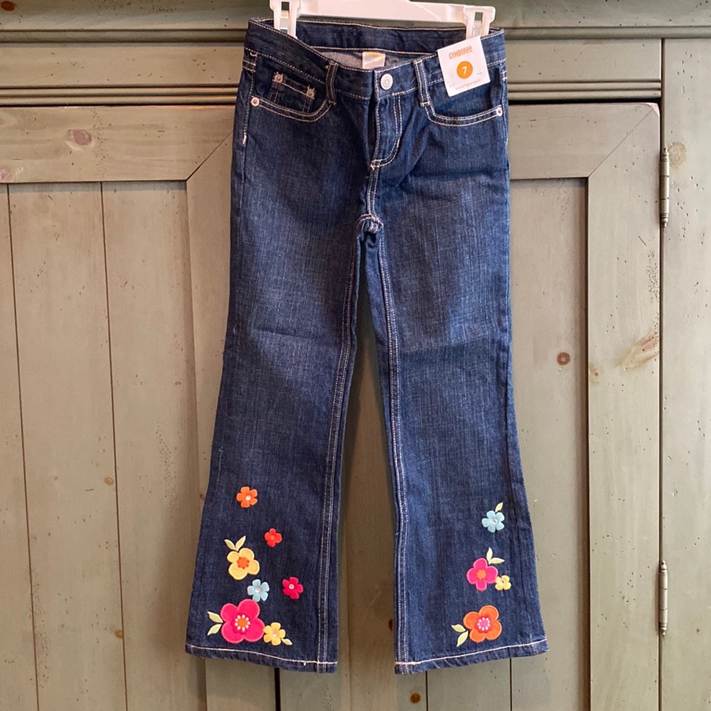 Gymboree | 7 | Jeans | Flower embroidery
